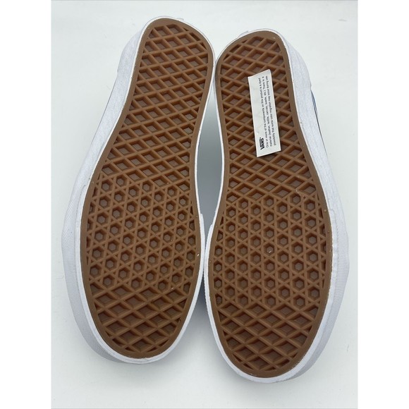 Vans Skate Shoes 721454 Men Size 5 Women’s 6.5 Lace Up Blue White Skateboarding - Picture 6 of 7